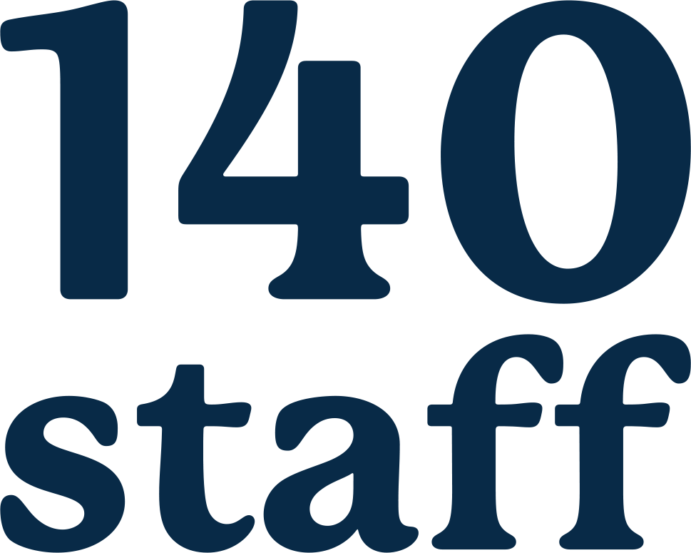 140 staff